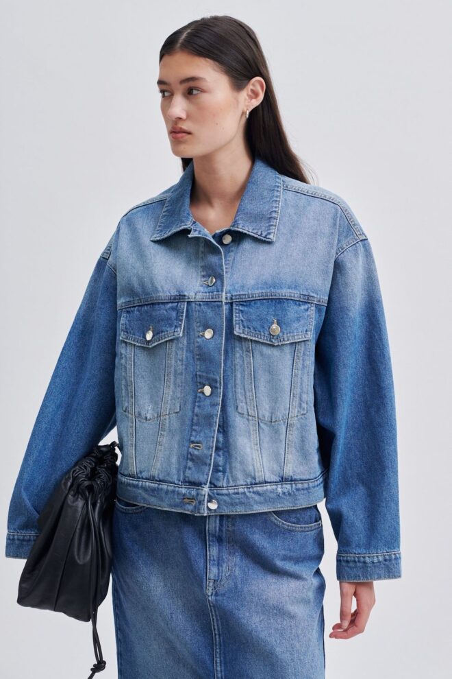 JACKE KYLIE JACKET DENIM BLUE
