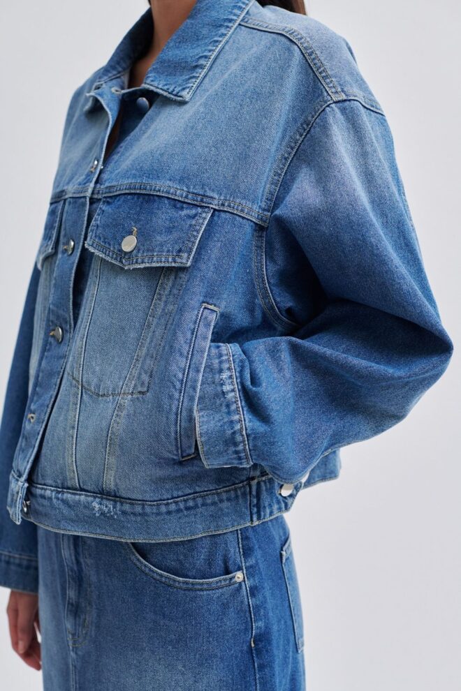 JACKE KYLIE JACKET DENIM BLUE