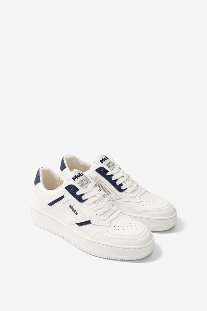 SNEAKER GEN1 MUSHROOM WHITE&NAVY WOMEN