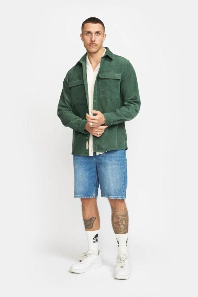 HEMD 3776 DUSTGREEN