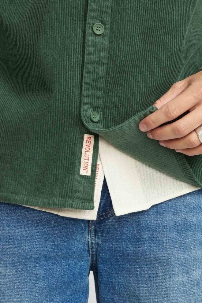 HEMD 3776 DUSTGREEN