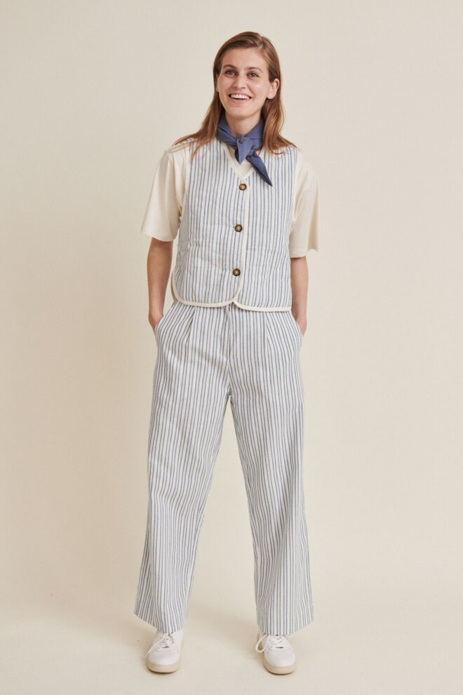 HOSE TRUDIE PANTS BIRCH/CLASSIC BLUE