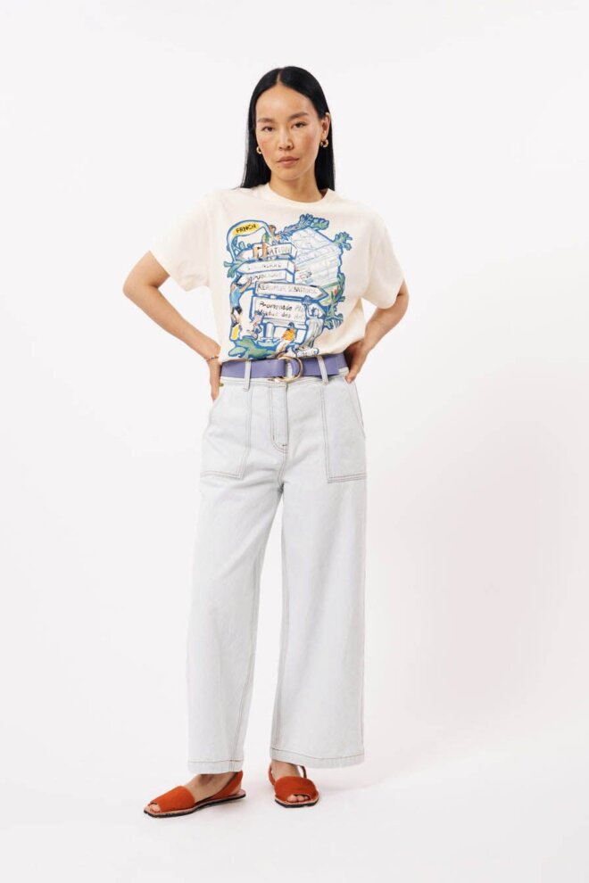 JEANS PRUNELLA F12617 BLEU CLAIR