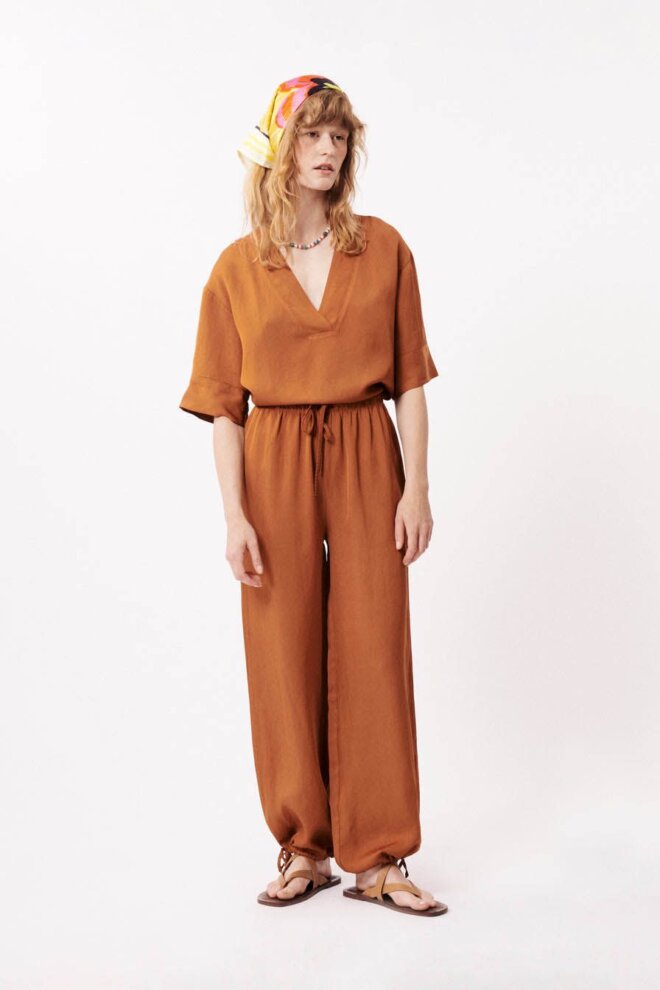 HOSE CLODIE FI24-16 OCRE