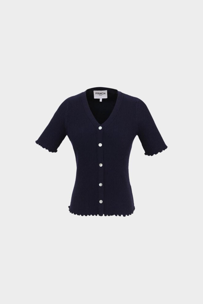 PULLOVER LISIANNE MS24-09 BLEU MARINE