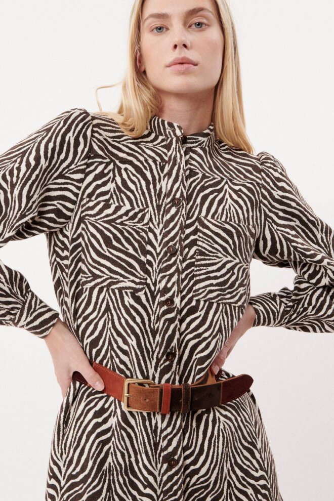 GÜRTEL FA23-63 CEINTURE MARRON GLACE