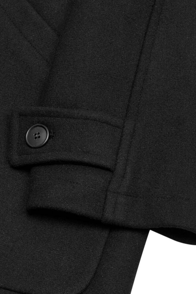 MANTEL WBBERGT WOOL COAT BLACK