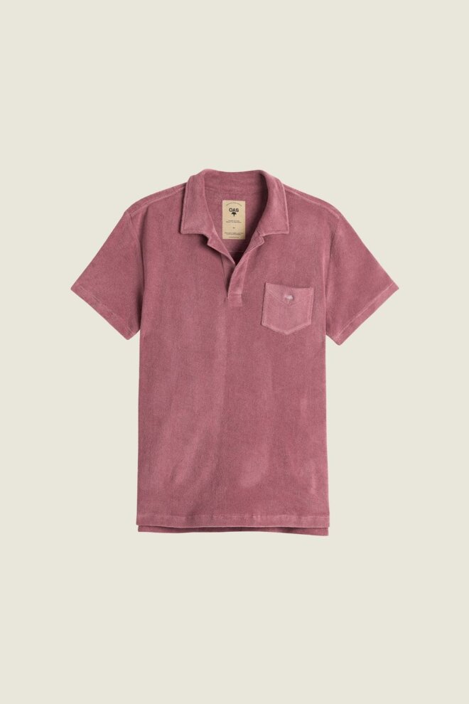 POLO DUSTY PLUM POLO TERRY SHIRT