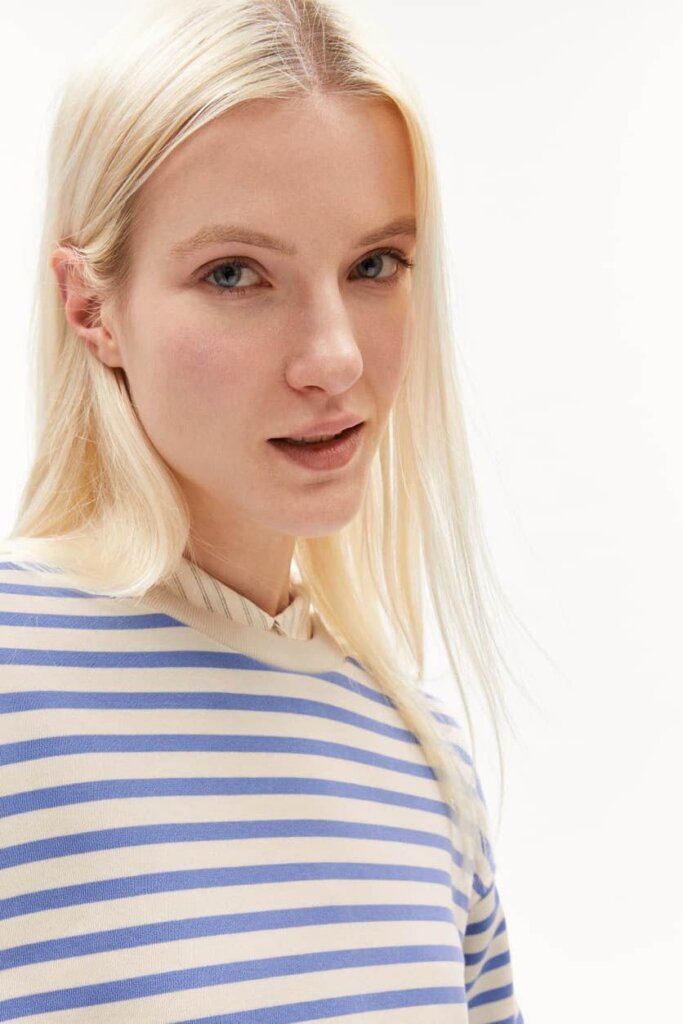 SHIRT 30002833 FRANKAA STRIPE 2816 BLUE BL