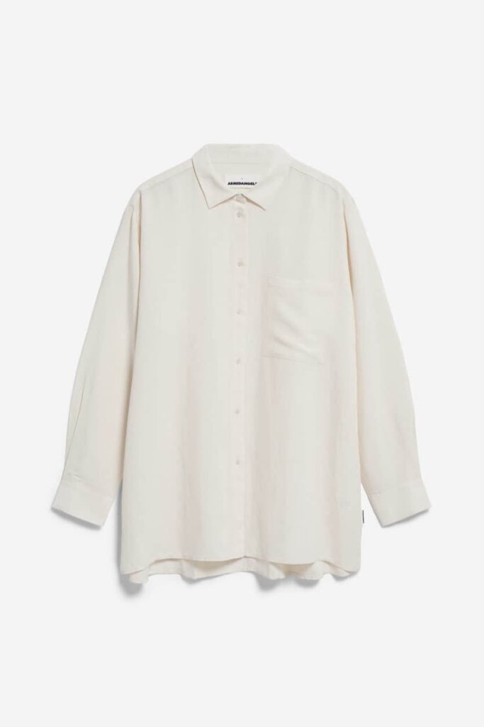 BLUSE 30006270 EALGAA LINO 1609 OATMILK