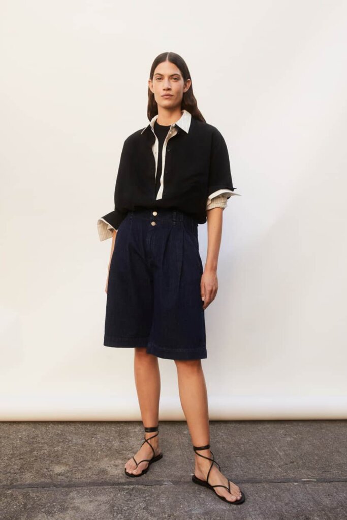 BLUSE 30006270 EALGAA LINO 105 BLACK