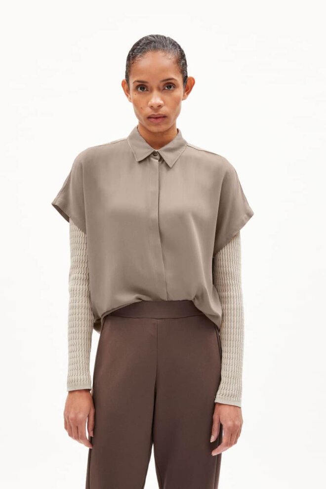 BLUSE 30005819 LARISAANA 2561 MUDDY WATER