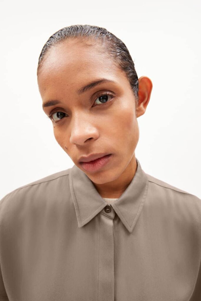 BLUSE 30005819 LARISAANA 2561 MUDDY WATER