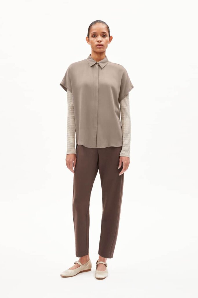 BLUSE 30005819 LARISAANA 2561 MUDDY WATER