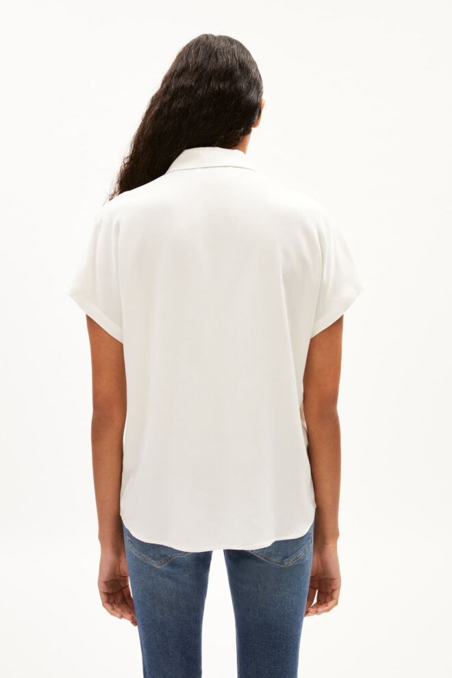 BLUSE 30005819 LARISAANA 157 OFF WHITE