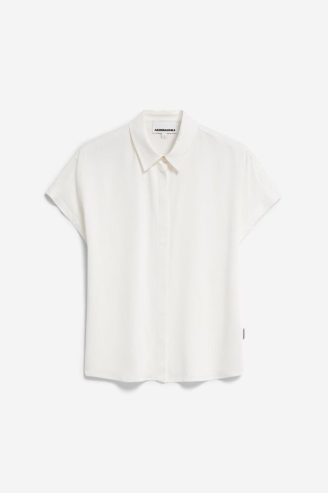 BLUSE 30005819 LARISAANA 157 OFF WHITE