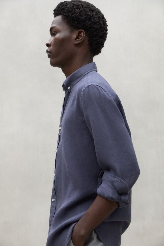 HEMD MALIBUALF LIGHT INDIGO