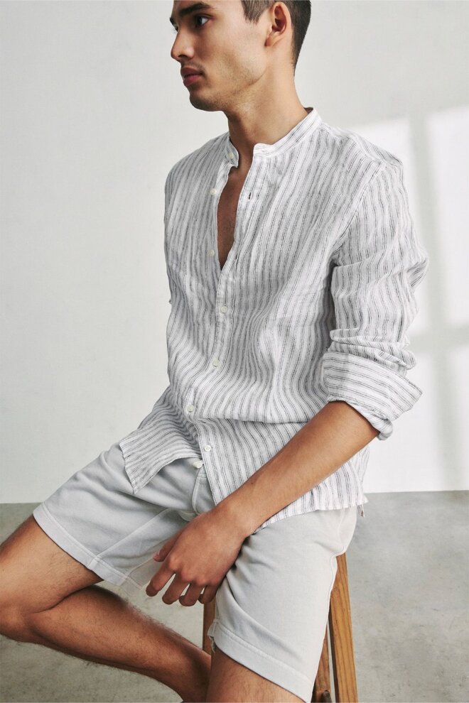 HEMD DAVIDALF OFFWHITE BLUE