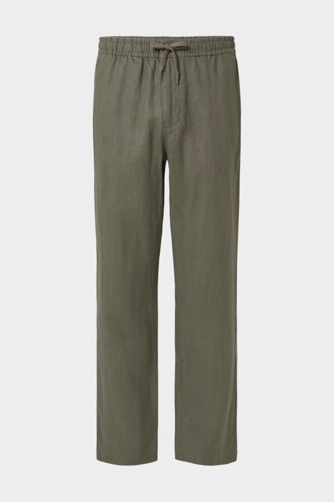 HOSE ETHICALF LINEN PANTS KHAKI