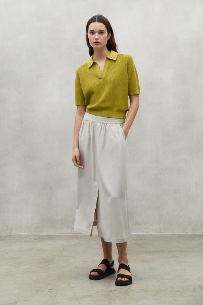 ROCK YOKOALF SKIRT WASHED STONE