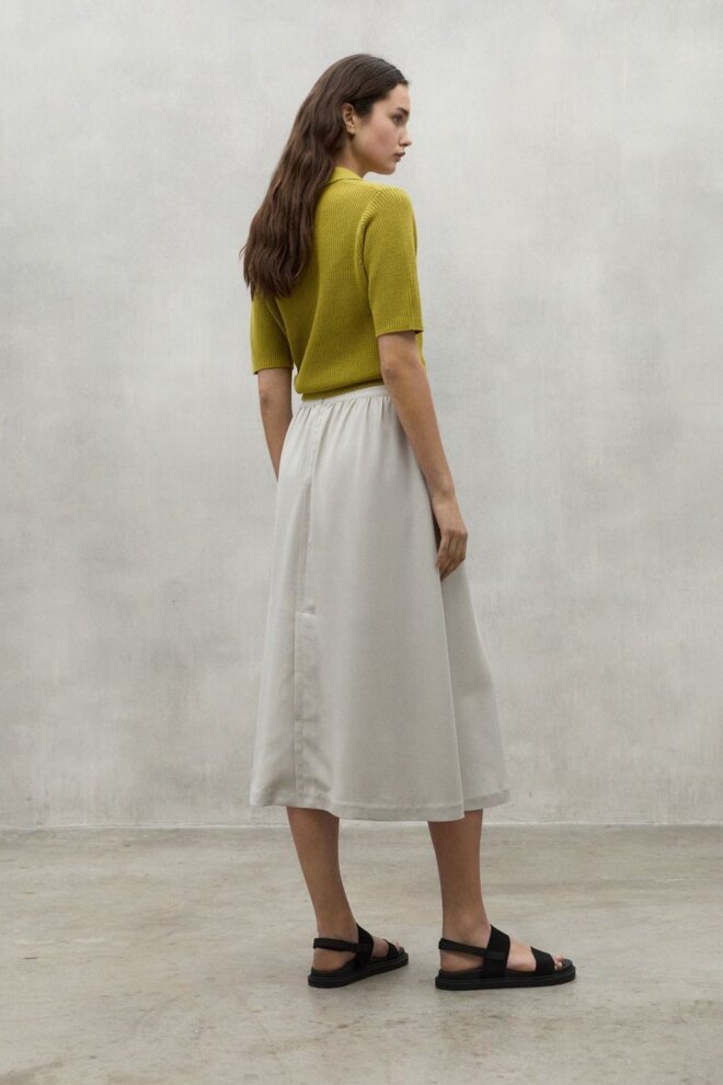 ROCK YOKOALF SKIRT WASHED STONE