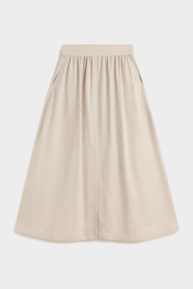 ROCK YOKOALF SKIRT WASHED STONE