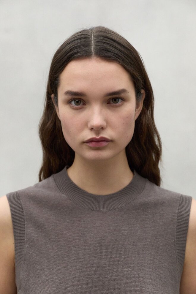 SHIRT MELIAALF KNIT DARK GREY