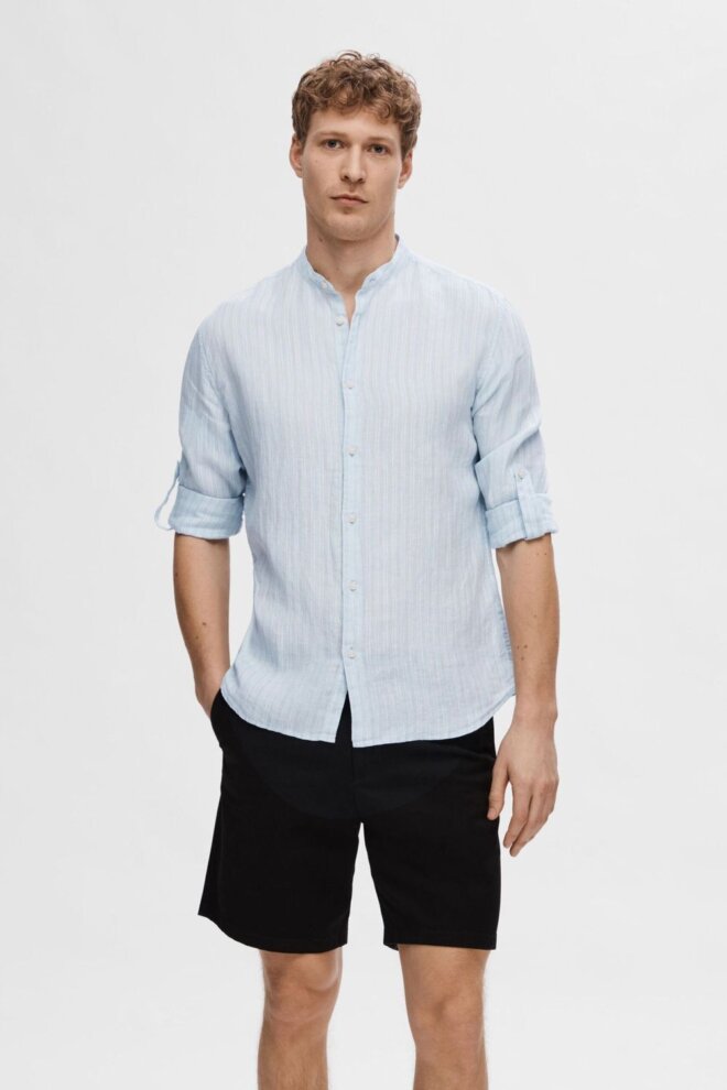 HEMD 16088372 SLHREGKYLIAN CASHMERE BLUE