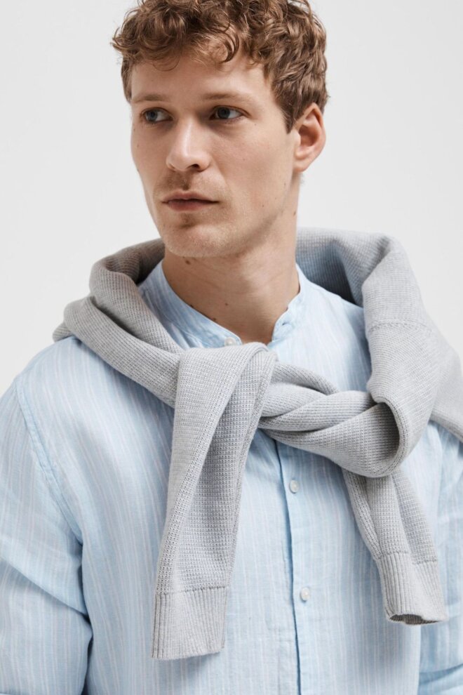 HEMD 16088372 SLHREGKYLIAN CASHMERE BLUE