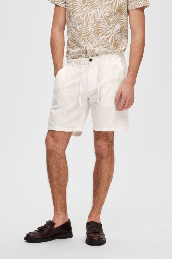 SHORT 16087638 SLHREGULAR CLOUD DANCER