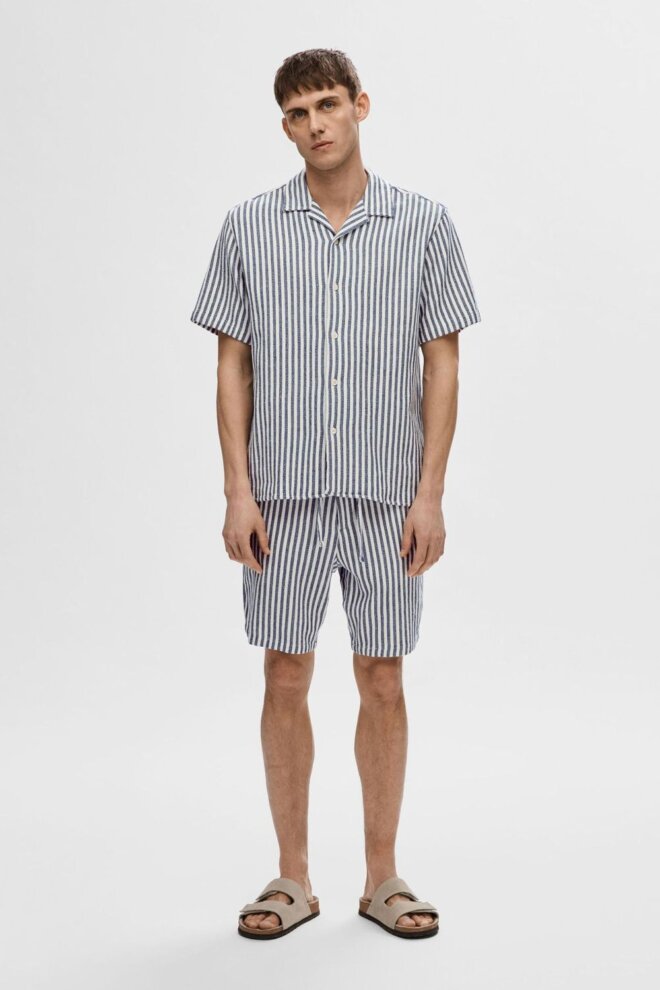 SHORT 16091289 SLHRET-BRODY DARK SAPPHIRE