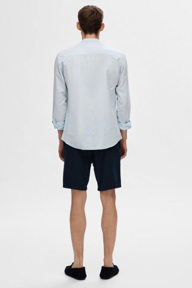 HEMD 16079054 SLHREGNEW-LINEN SKY