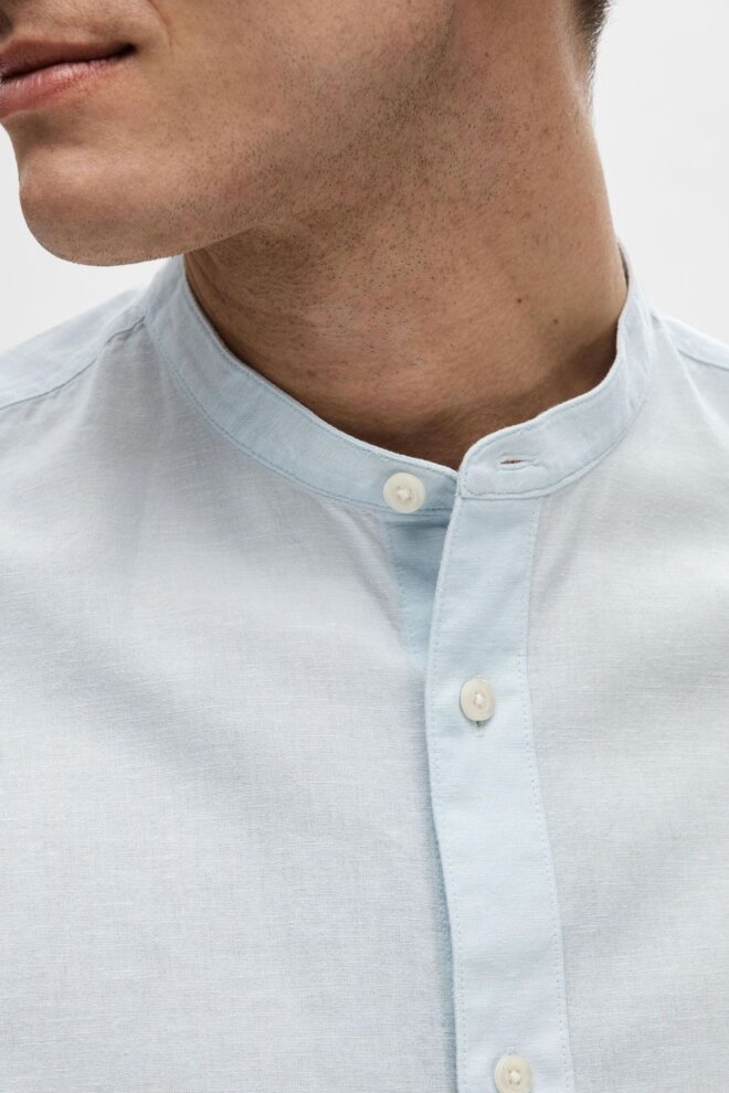 HEMD 16079054 SLHREGNEW-LINEN SKY