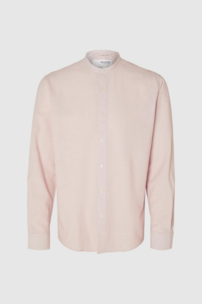 HEMD 16079054 SLHREGNEW-LINEN CAMEO ROSE