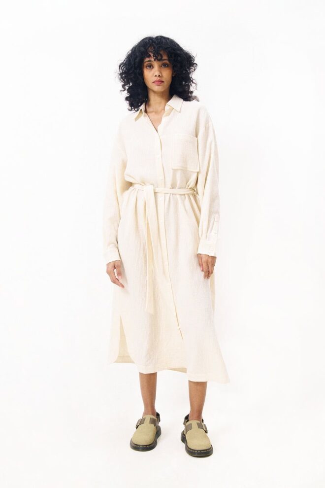 KLEID F12783 ROBE CREME