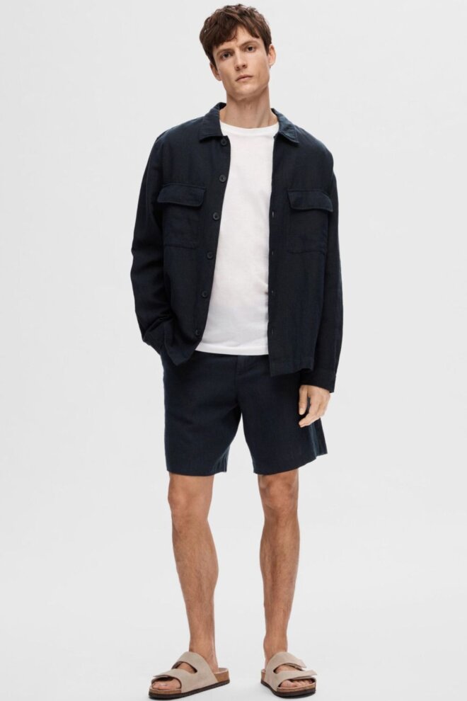 SHORT 16092314 SLHREGULAR MADS SKY CAPTAI