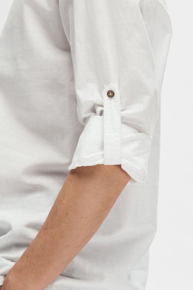 Hemd 16079052 SLHREGNEW BRIGHT WHITE