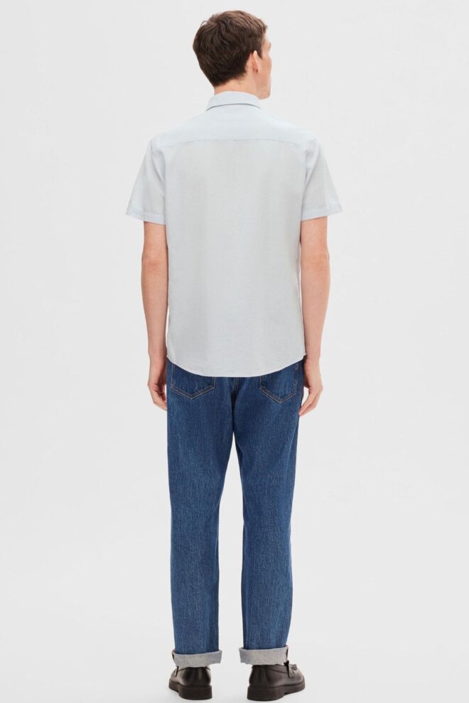 HEMD 16079053 SLHREGNEW-LINEN SKYWAY