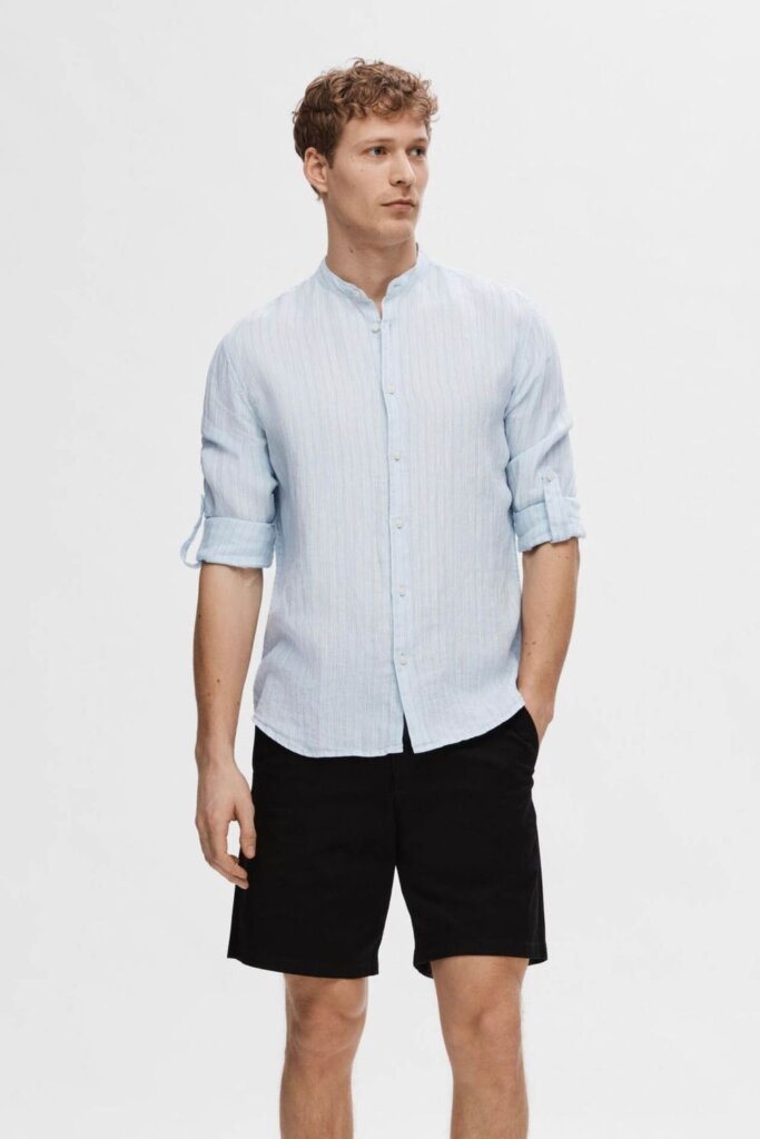 HEMD 16088372 SLHREGKYLIAN CASH/STRIPE