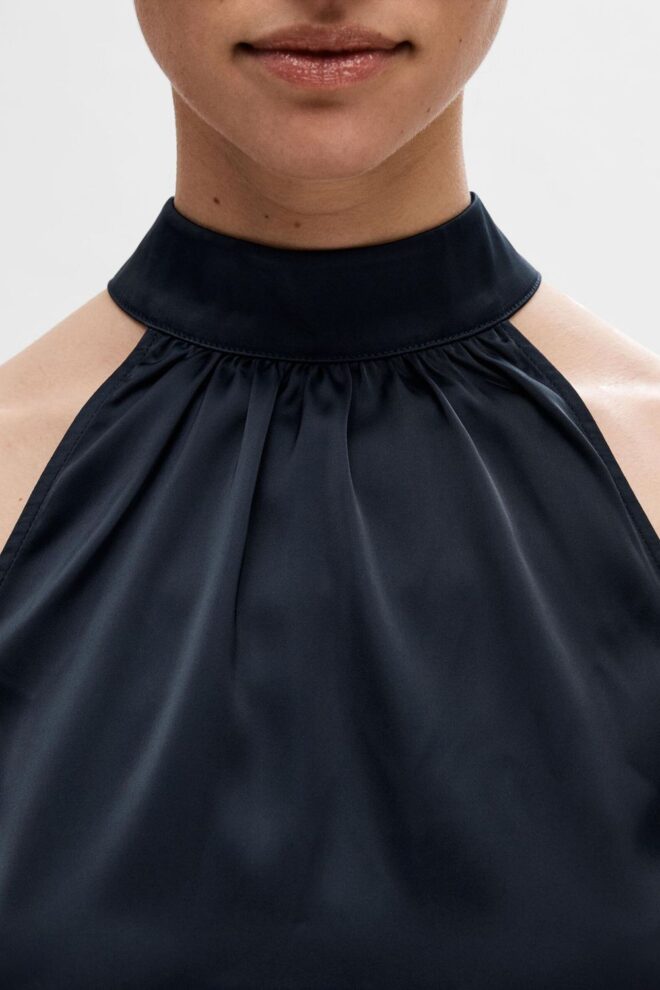 BLUSE 16092224 SLFLENA DARK SAPPHIRE