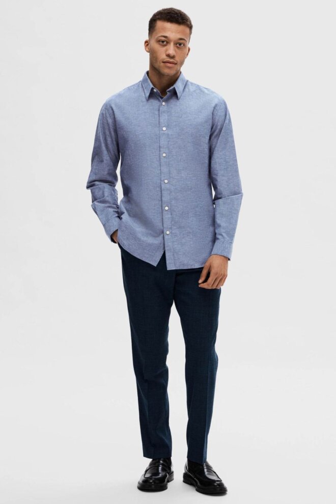 HEMD 16078867 SLHSLIM-NEW LINEN MEDIUM