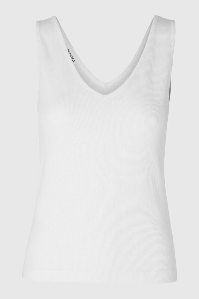 SHIRT 16093260 SLFDIANNA LS TOP BRIGHT WH