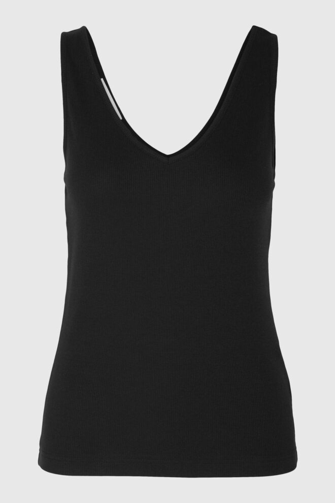 SHIRT 16093260 SLFDIANNA LS TOP BLACK