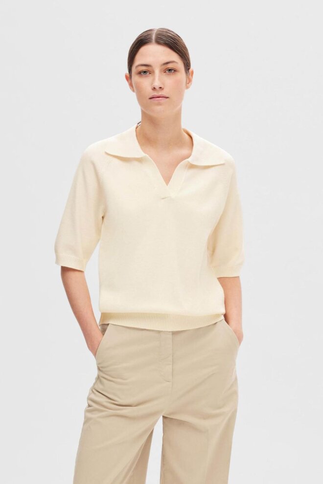 PULLOVER 16093032 SLHELENA 2/4 BIRCH