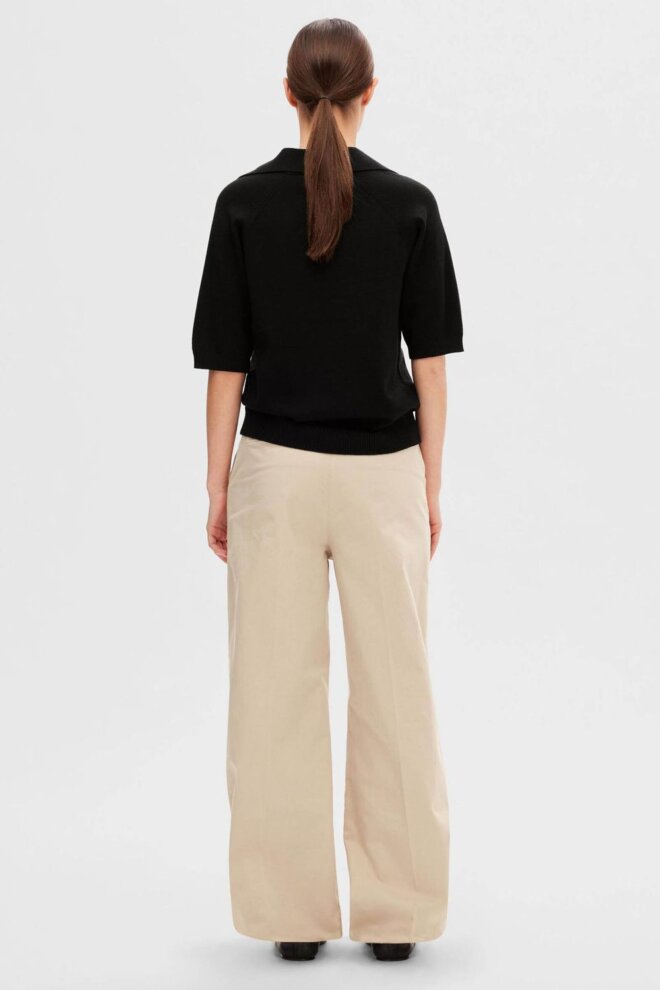 PULLOVER 16093032 SLHELENA 2/4 BLACK