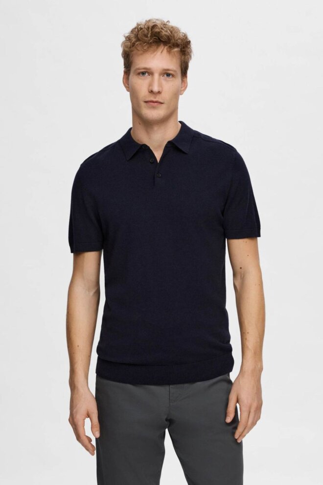 PULLOVER 16092437 SLHBERG SS KNIT CASHMERE