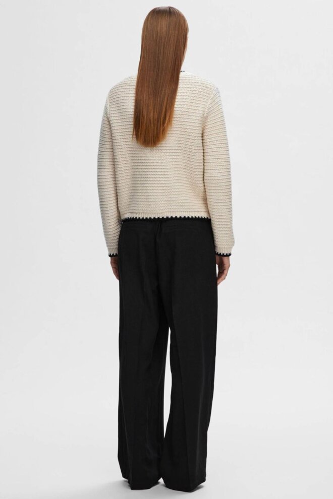 WESTE 160295377 SLFJILLI LS KNIT BIRCH