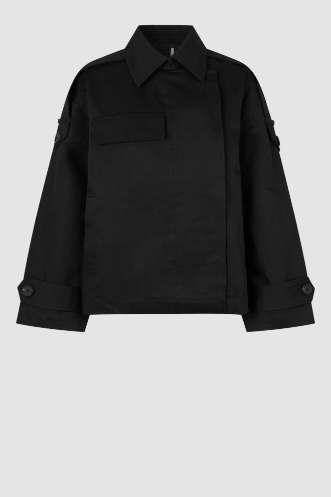 JACKE WALLIE SHORT JACKET BLACK