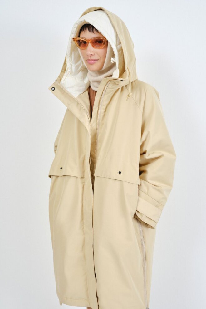 JACKE MONTEBELLO COAT SAND