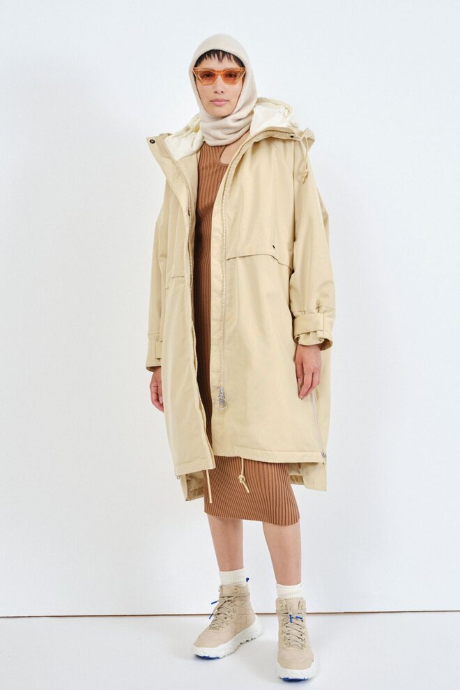 JACKE MONTEBELLO COAT SAND